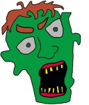 Zombie Head Cartoon