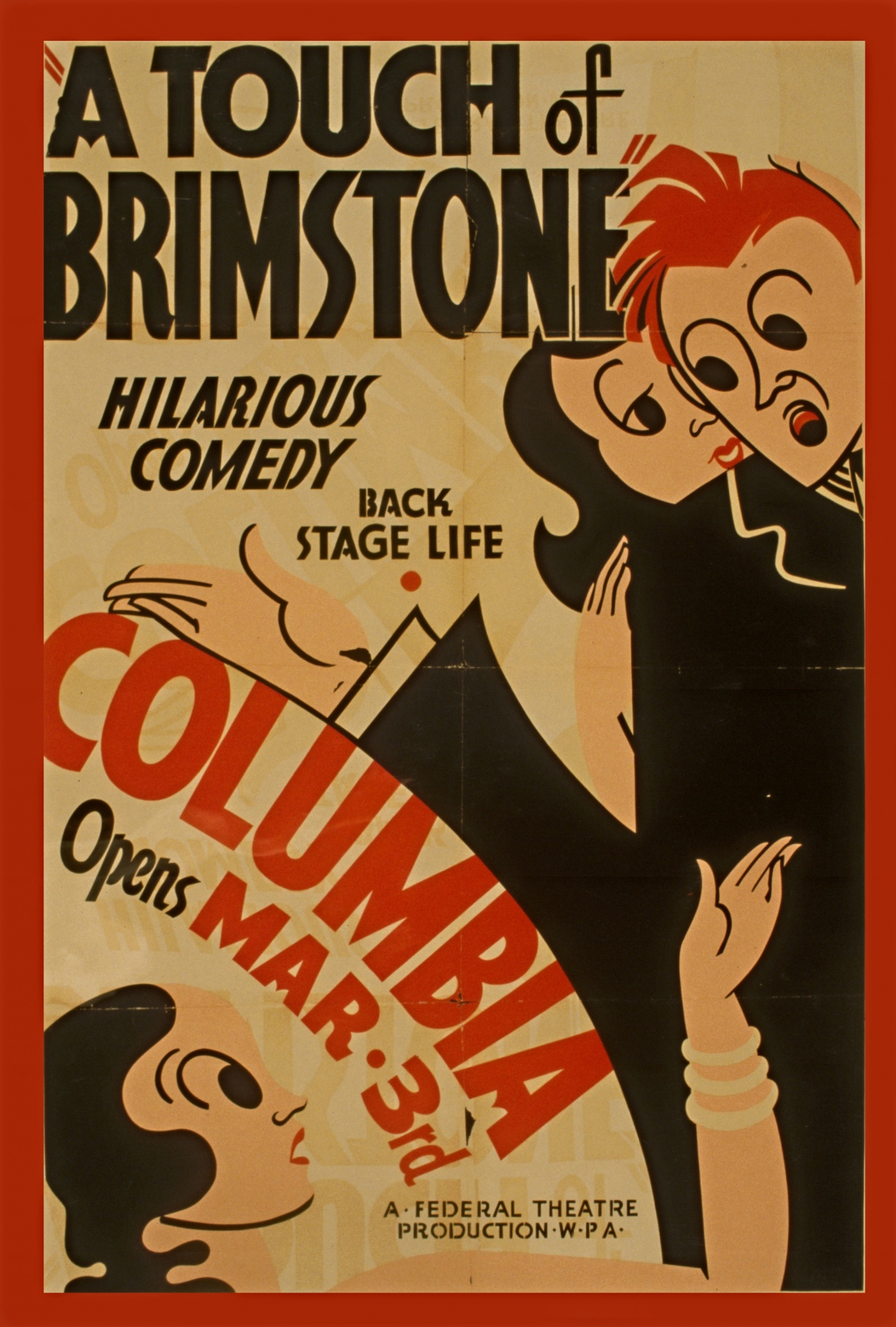 Brimstone Vintage Comedy Poster