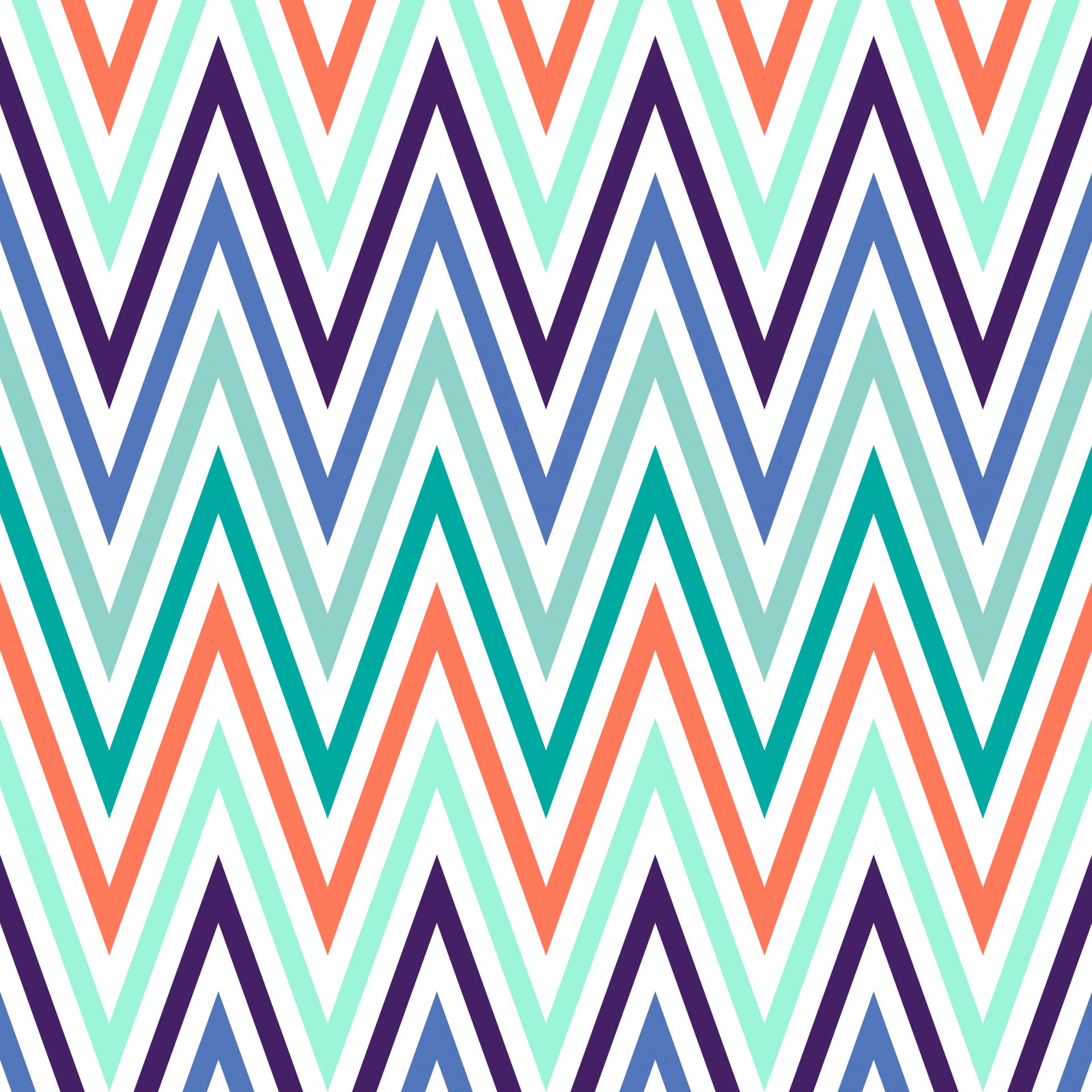 Chevrons Colourful Background