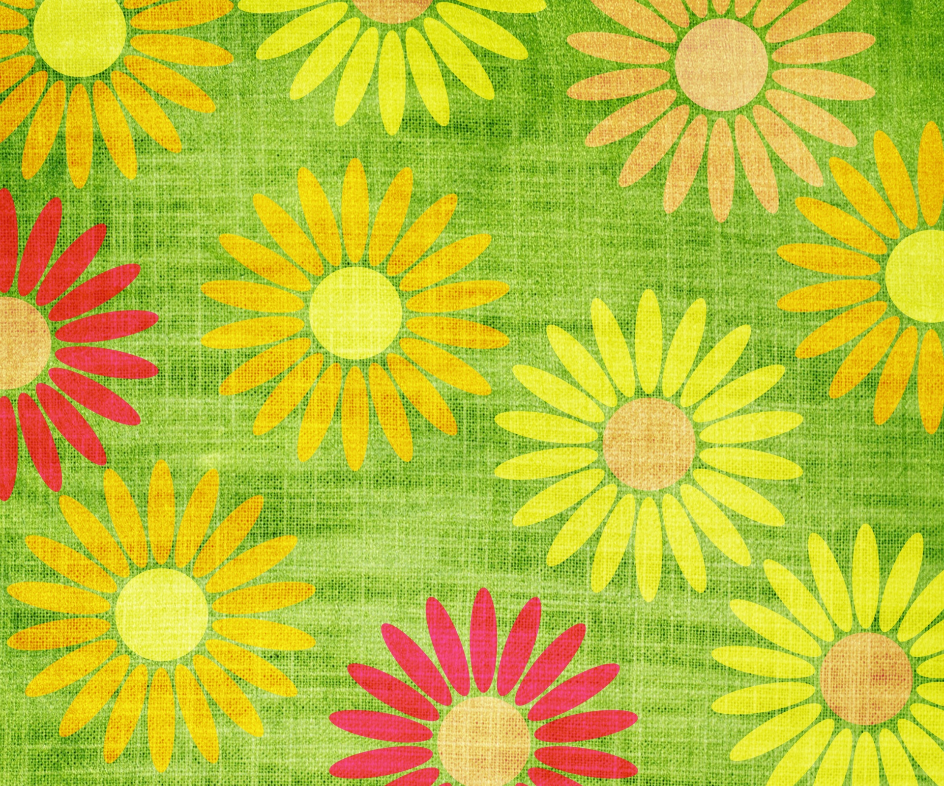 Floral Fabric Background Pattern