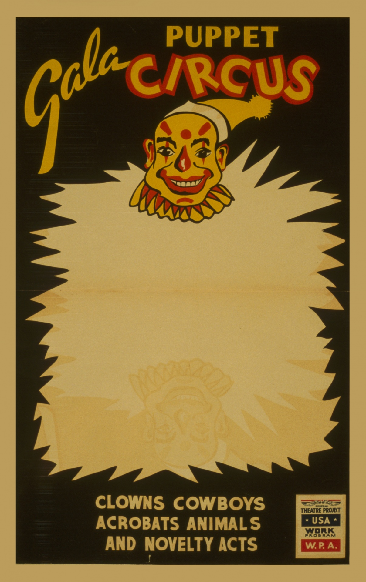 Gala Circus Vintage Poster