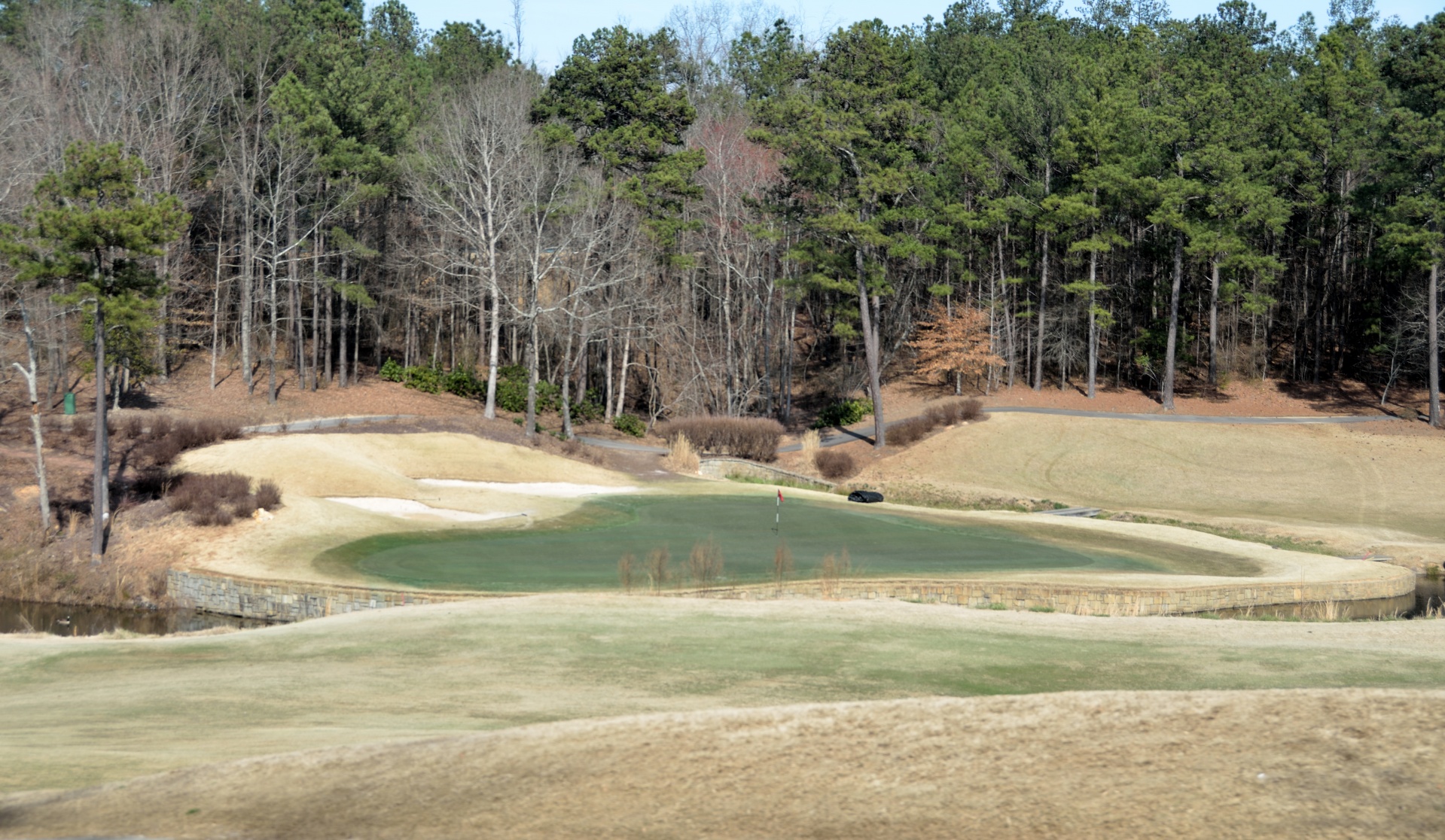 Golf course landscape Georgia, USA.