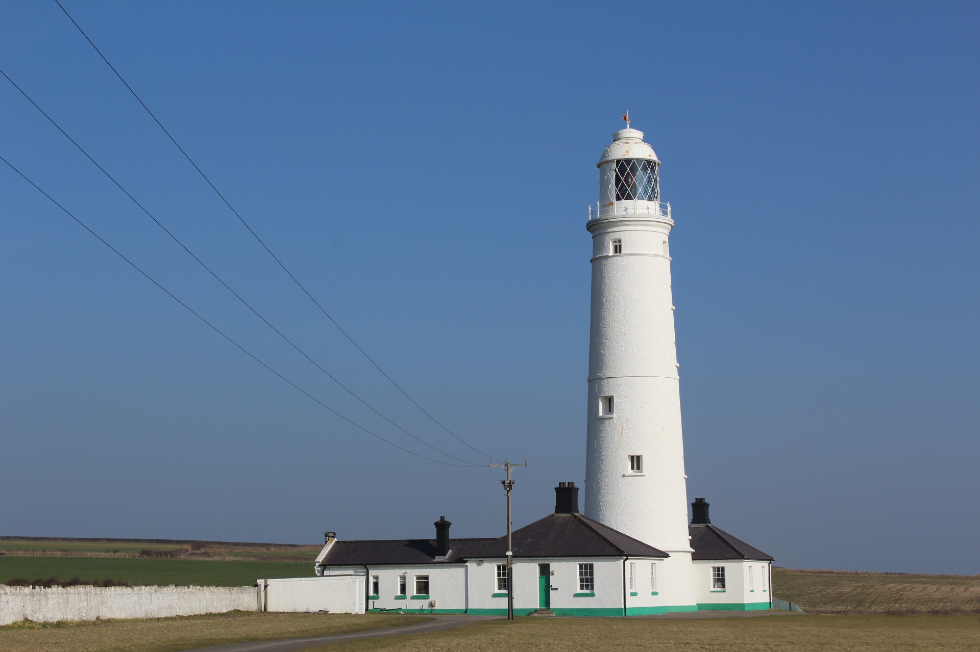 Monknash Lighthouse in Spring
