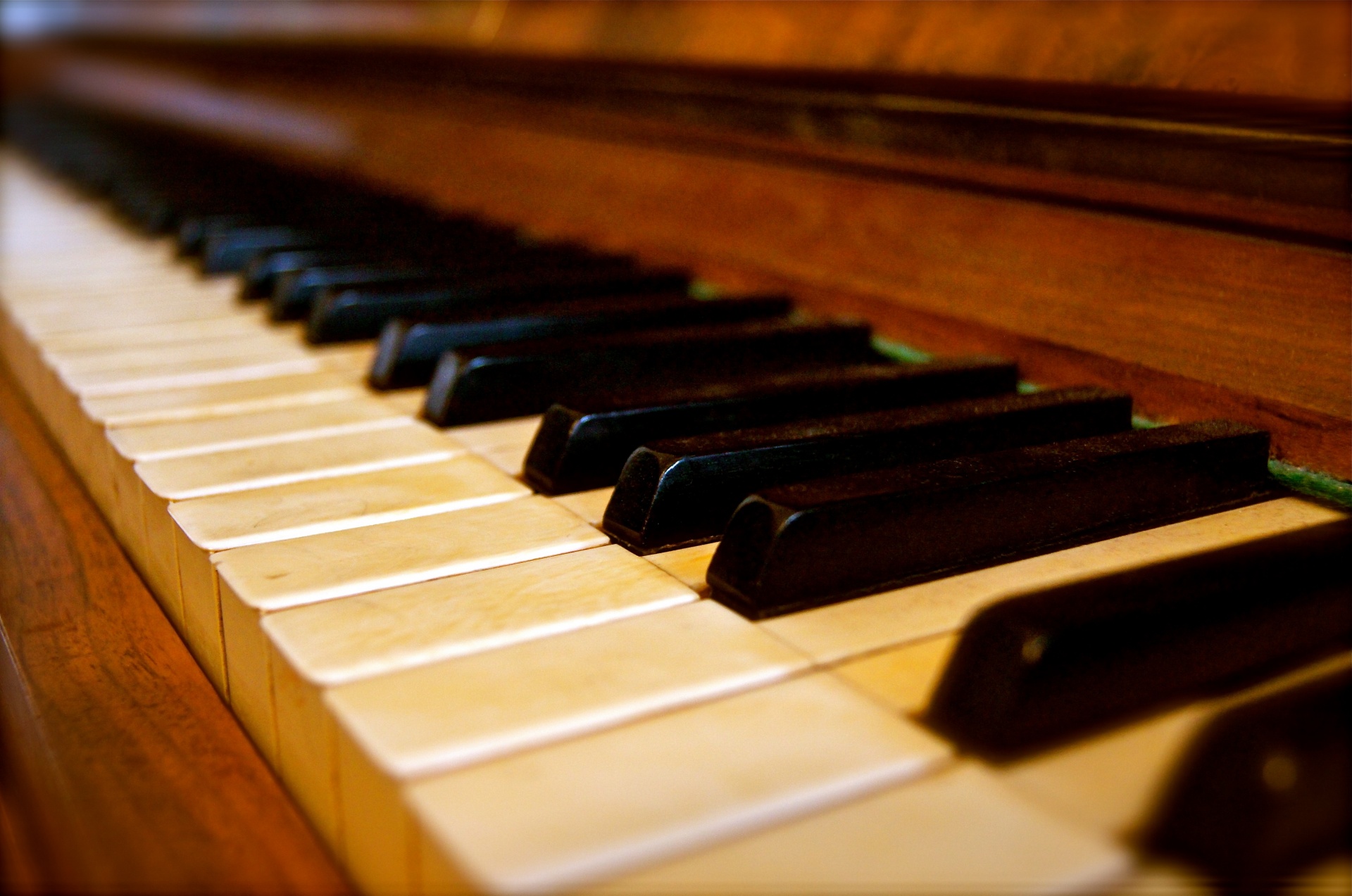 Musical instrument, piano keyboard, piano keys Black and White, Wallpaper, Background