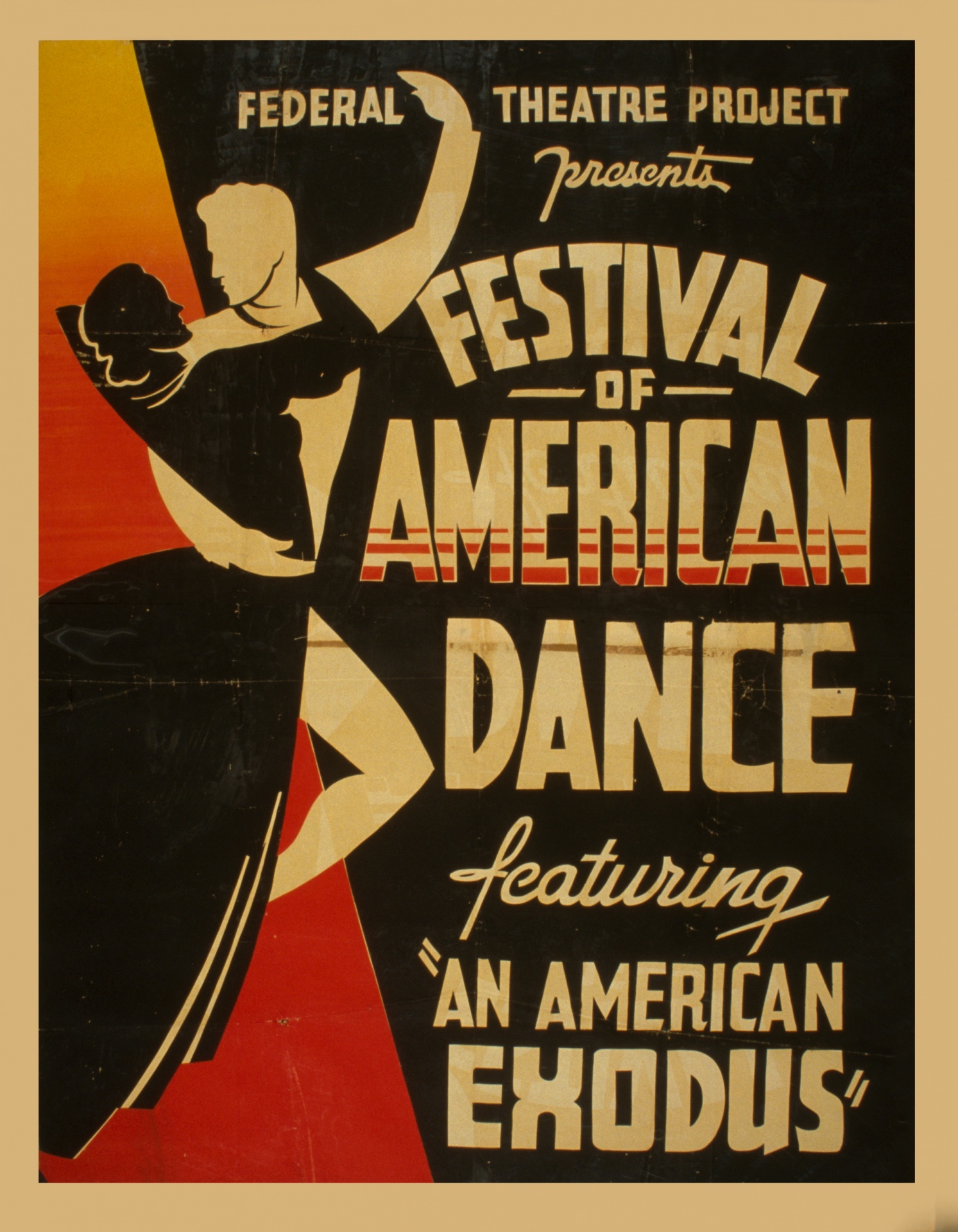 Vintage Dance Festival Poster