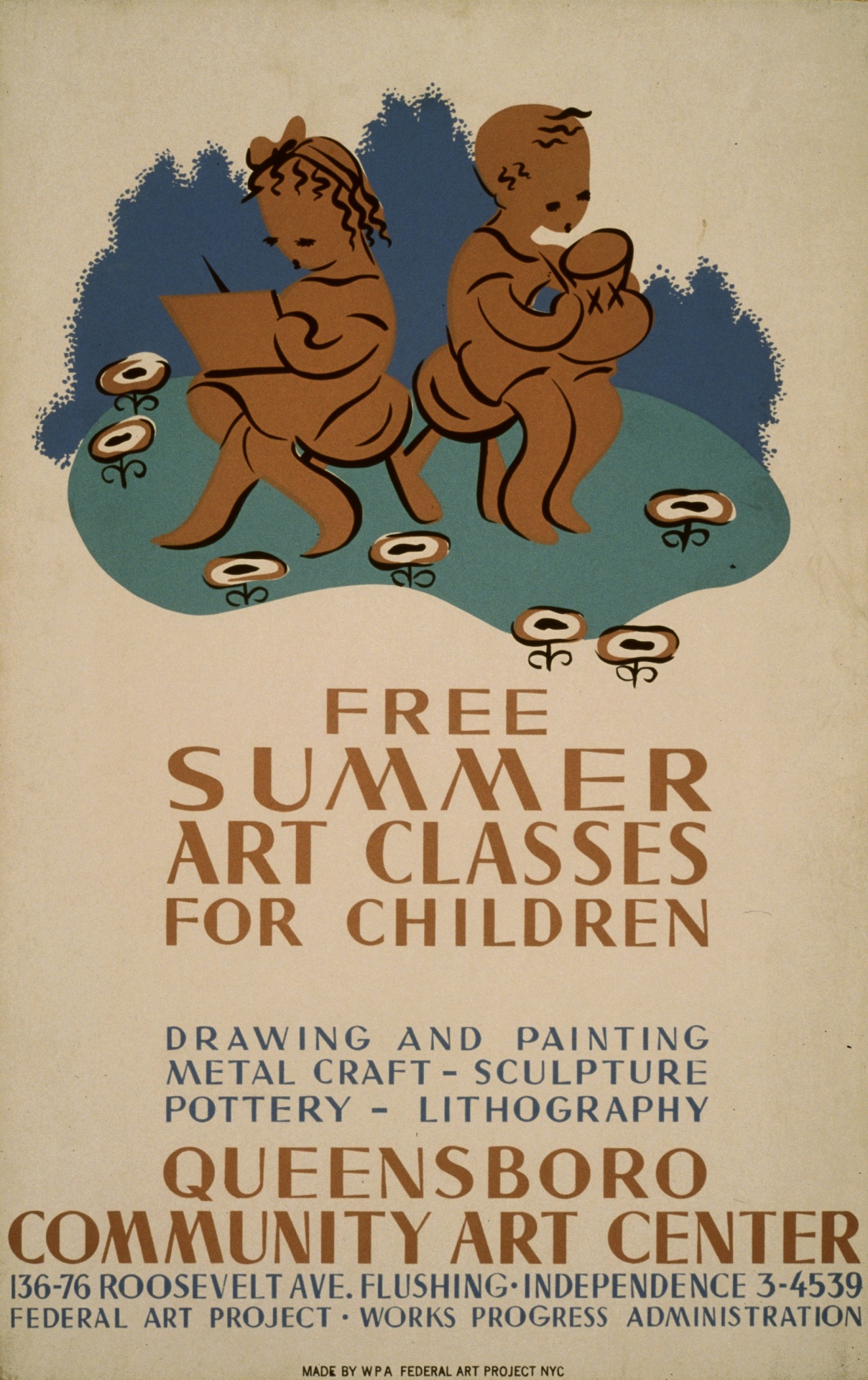Vintage Poster Art Classes For Kids