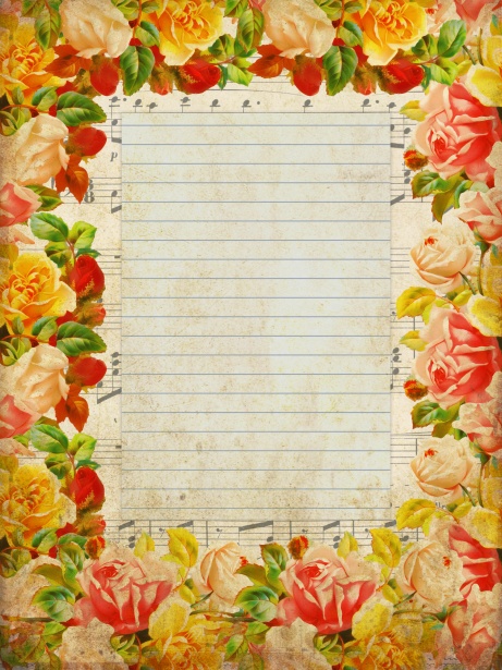 Roses Paper Stationery Grunge Free Stock Photo - Public Domain Pictures