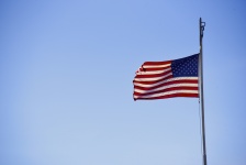 American Flag Isolated