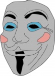 Anonymous Mask Drawing