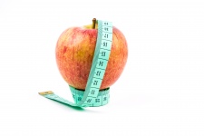 Apple With Measuring Tape