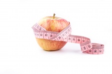 Apple With Measuring Tape