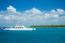 Catamaran In Caribbean