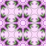 Floral Wallpaper Pattern Purple