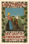 French Vintage Poster Vegetable Ad