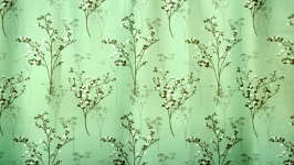 Green Curtains Background