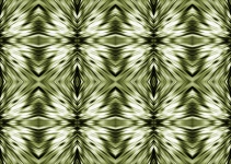 Green Diamond And Cross Pattern