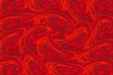 Intense Red Squiggle Wallpaper