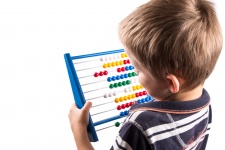 Little Boy With Abacus