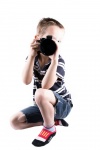 Little Boy With Camera