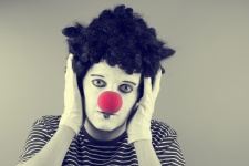 Mime With Red Nose