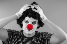 Mime With Red Nose