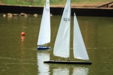 Model Sailing Boats On The Pond