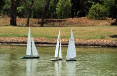 Model Yachts On The Water