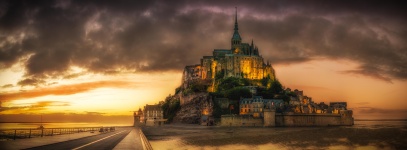 Mont St Michel Panorama