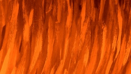 Orange Brush Strokes Background