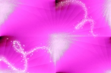 Pink Star Glittering Background