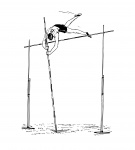 Pole Vaulter Clipart Illustration
