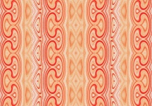 Red Scallop Pattern