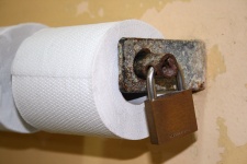 Secured Toilet Rolls