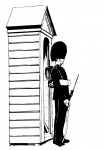 Sentry Guard Clipart Illustration