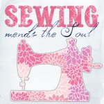 Sewing Machine Sign Collage Sign