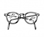 Spectacles Clipart Illustration