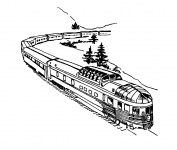 Train Clipart Illustration