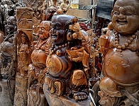 Wood Carved Buddhas