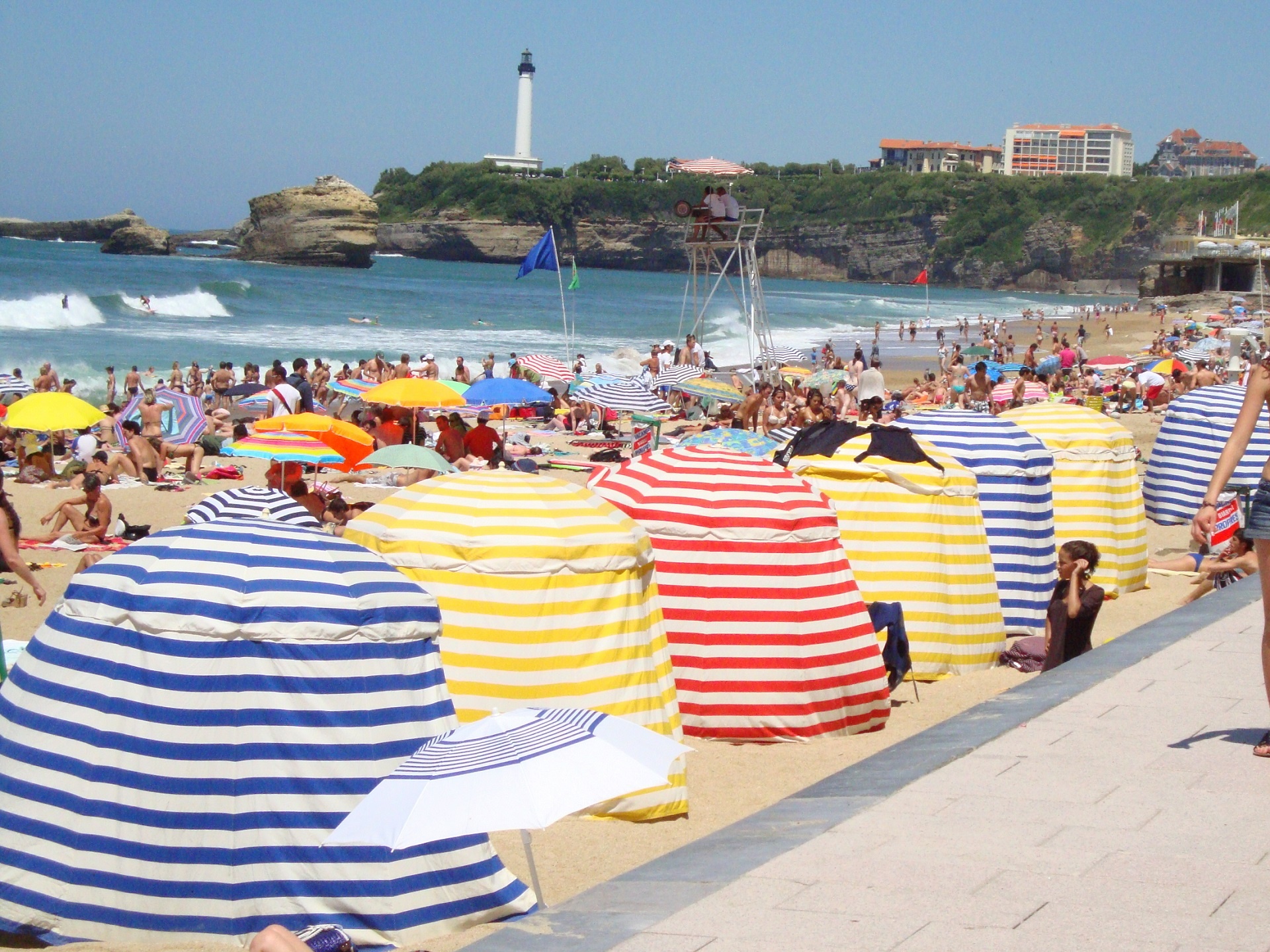 Biarritz Beach Scene