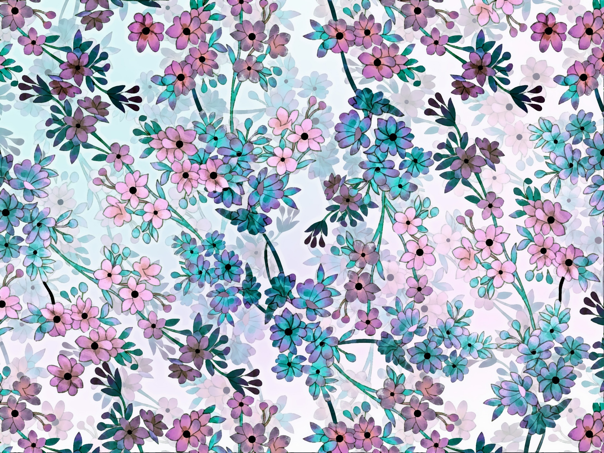 Floral Pattern Background 134