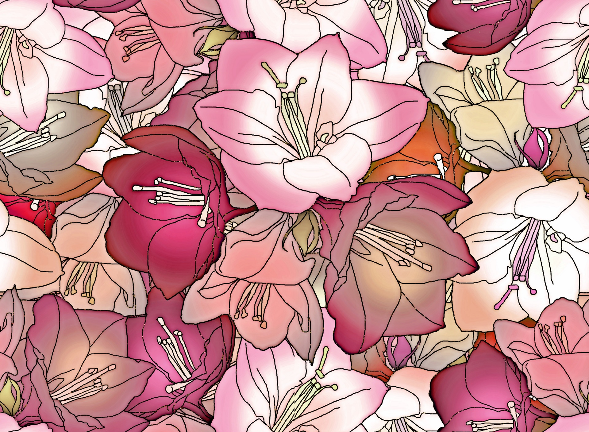 Floral pattern background seamless