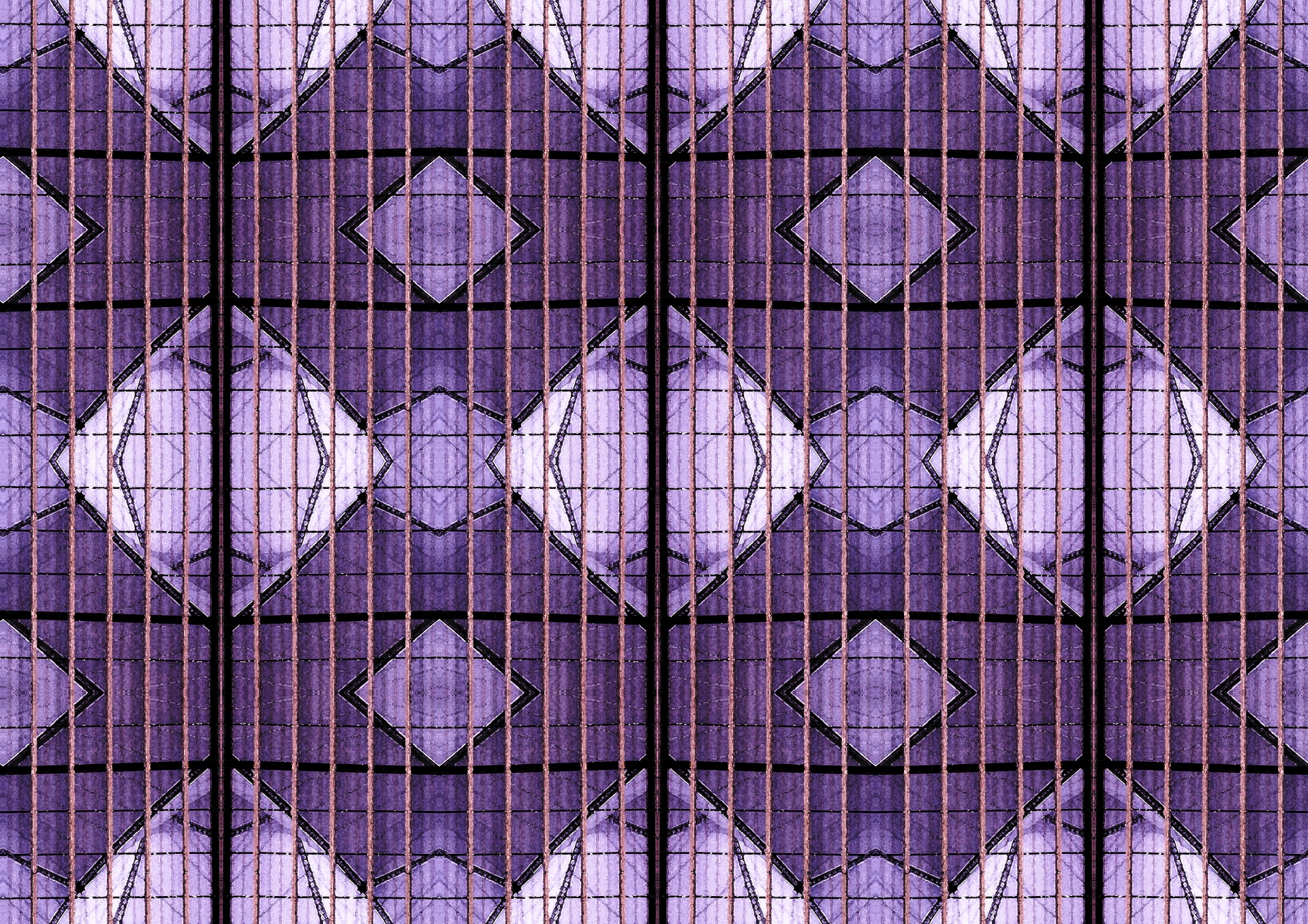 Grape Diamond And Grid Pattern