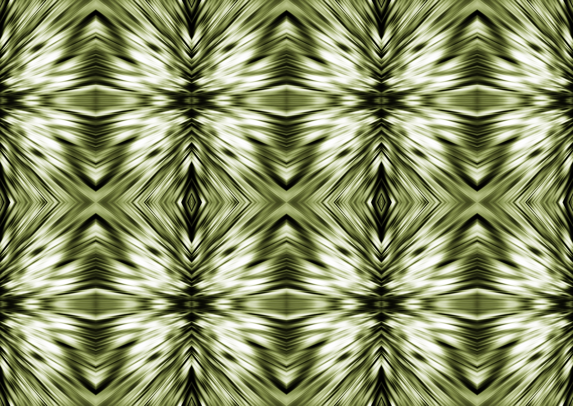Green Diamond And Cross Pattern