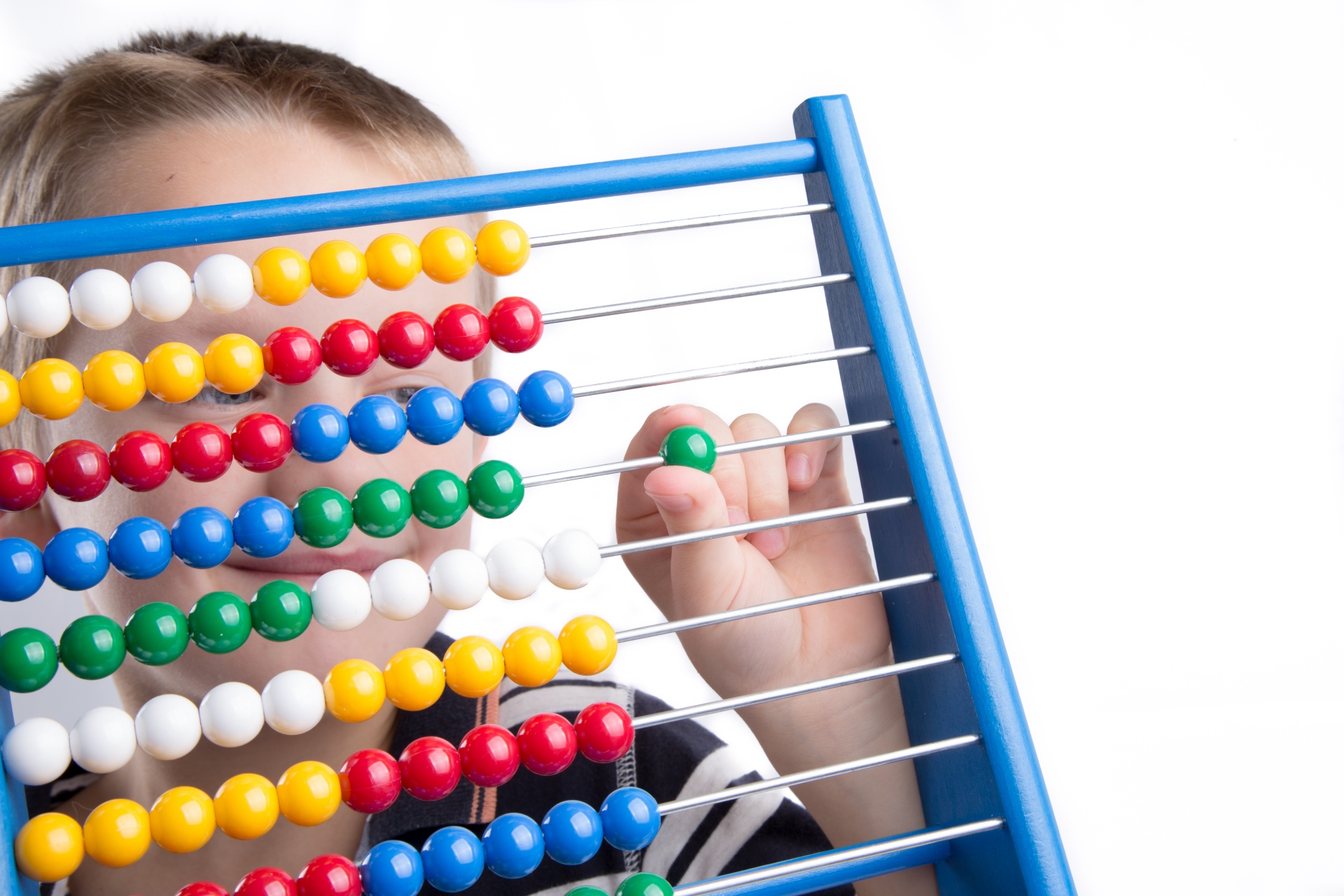 Little Boy With Abacus