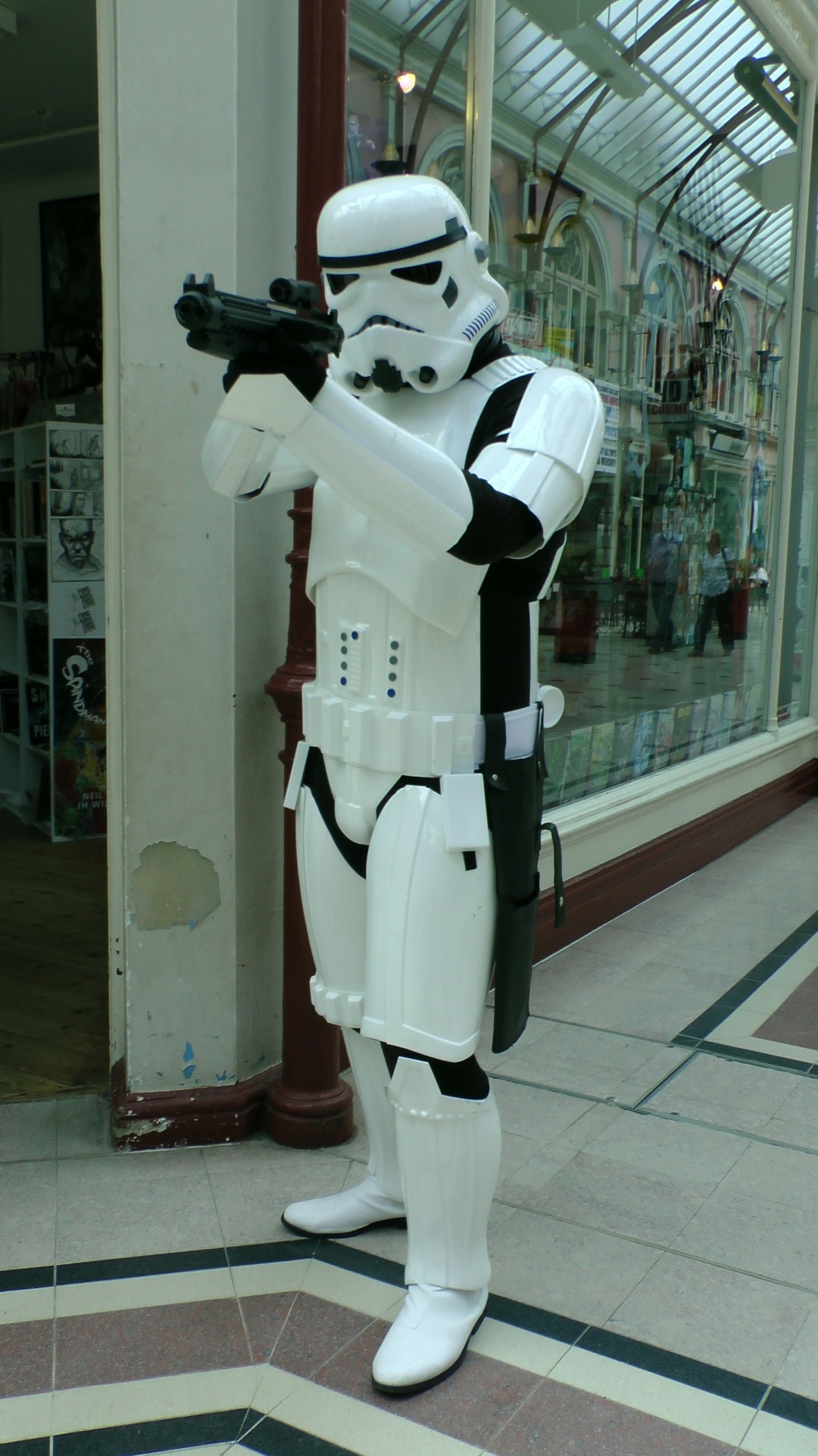 Star Wars Storm Trooper In Outfit At The Mall