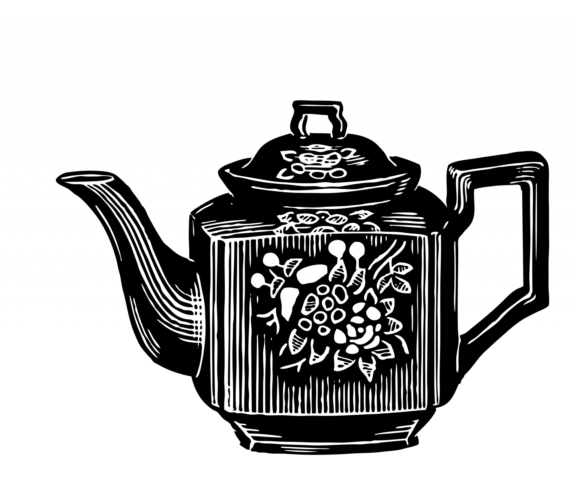 Teapot Clipart Illustration