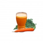 A Glass Of Carrot Juice And Carrot