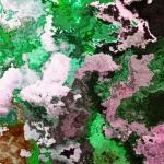 Abstract Background Pink And Green