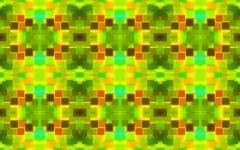 Block Pattern In Greens And Yellows