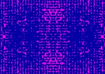 Blue And Pink Pixel Pattern
